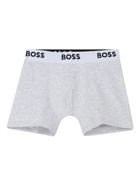 BOSS Kidswear logo-waistband boxers (pack of three)