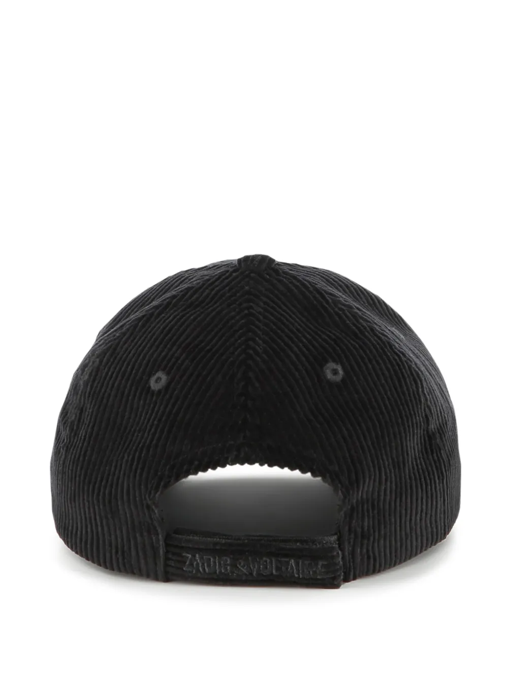 Zadig & Voltaire Kids Ribfluwelen pet Zwart