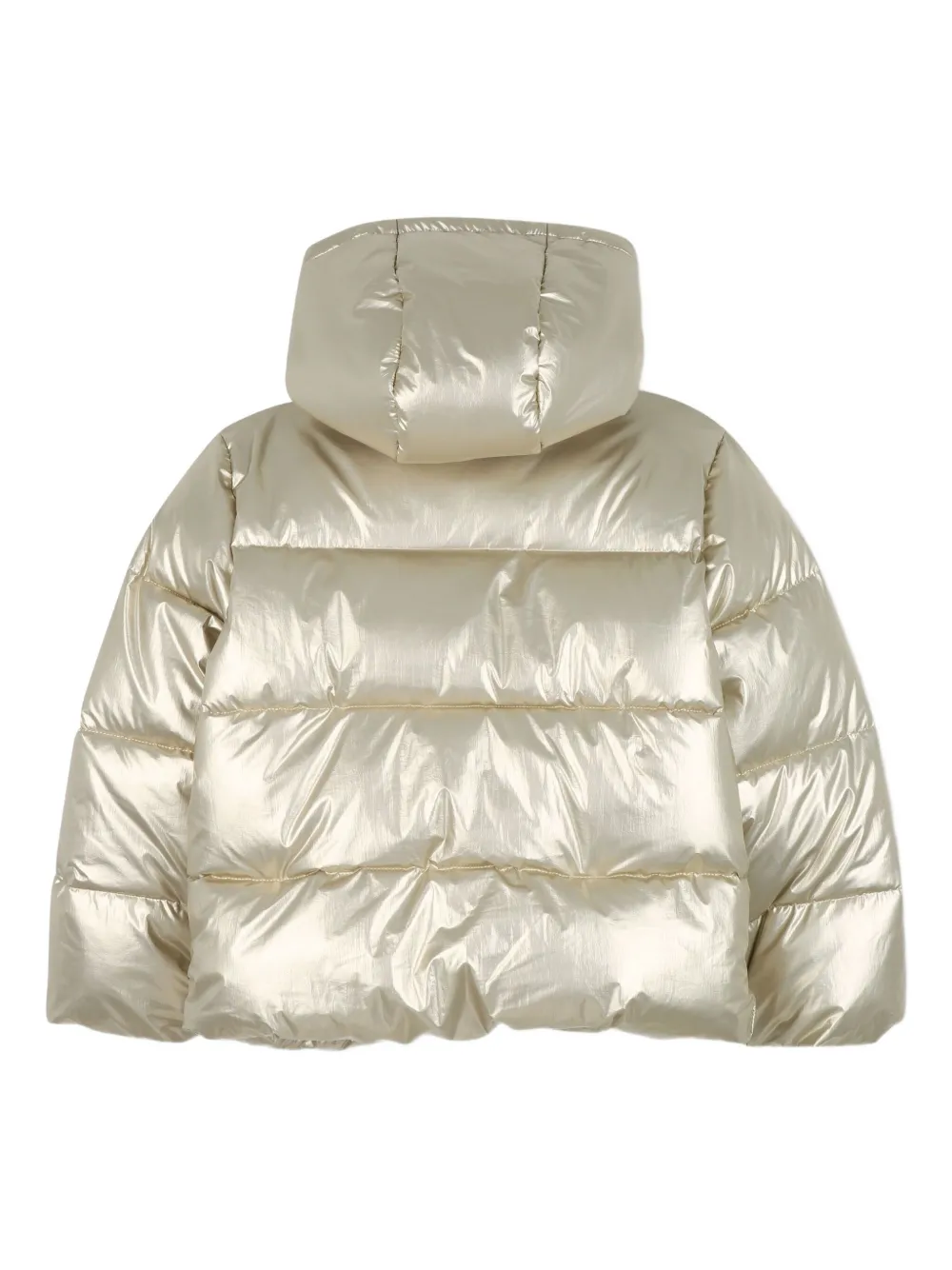 Michael Kors Kids metallic puffer jacket | Girls Padded Jackets | Image 2