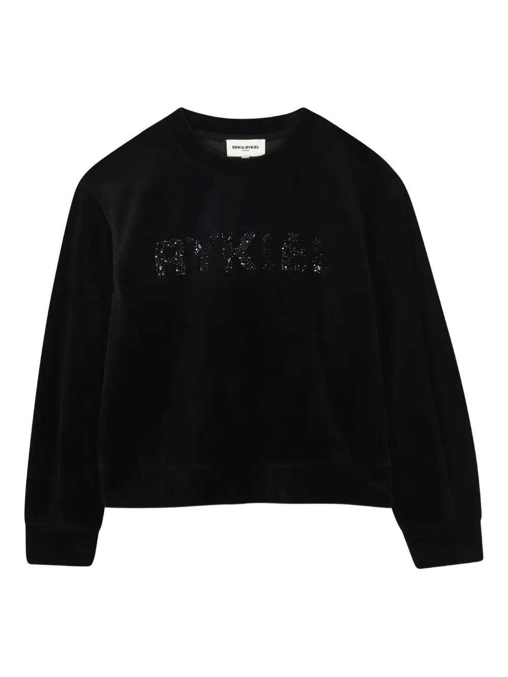 SONIA RYKIEL ENFANT Sweater verfraaid met pailletten Zwart