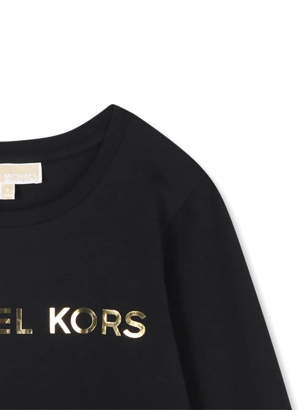 Michael Kors Kids T-shirt met logoprint Zwart
