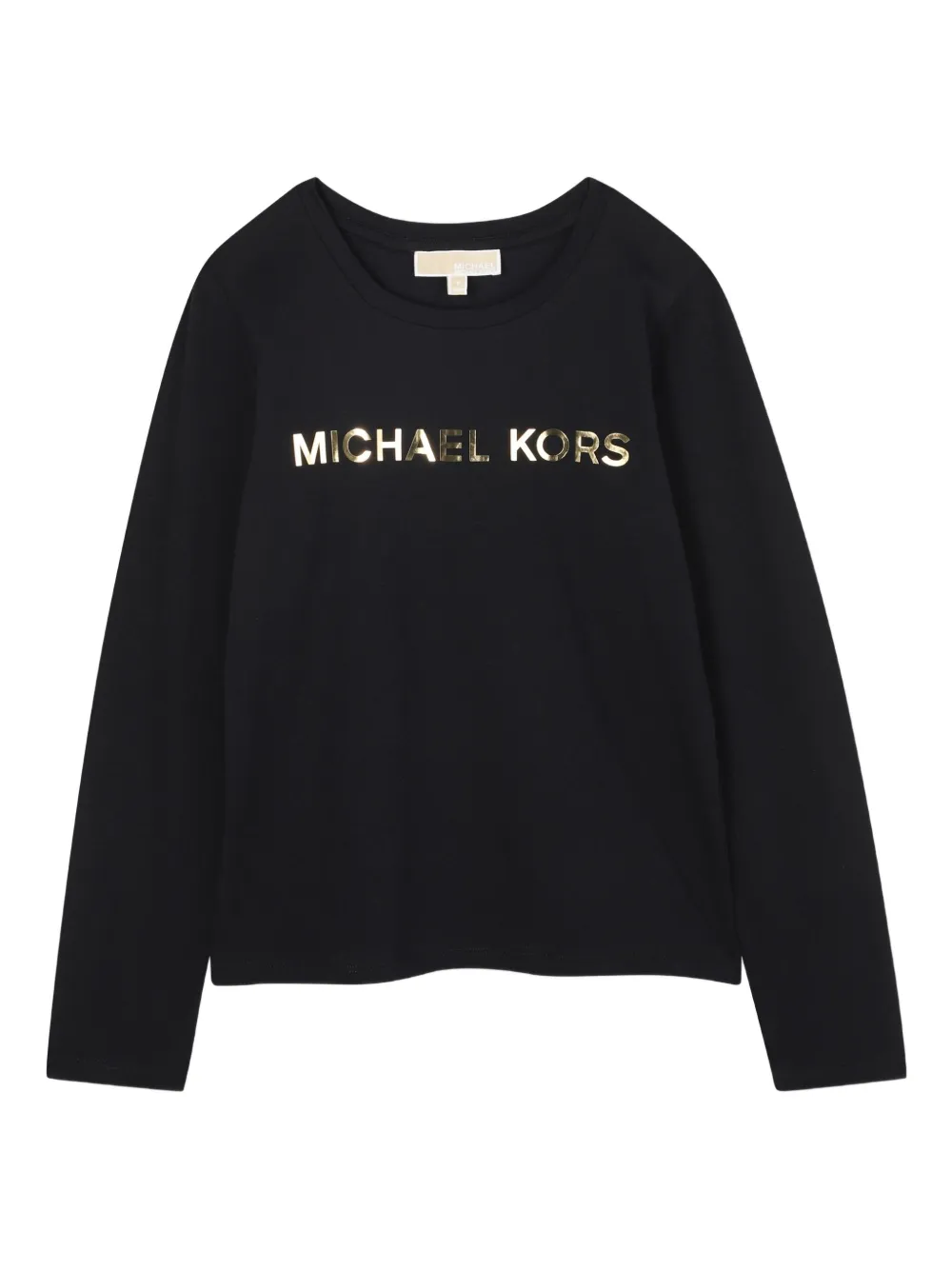 Michael Kors Kids T-shirt met logoprint Zwart
