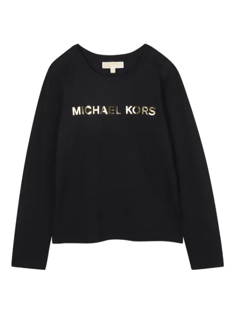 Michael Kors Kids logo-print long-sleeved T-shirt