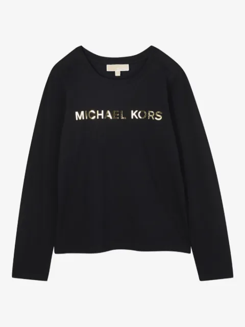 Michael Kors Kids logo-print long-sleeved T-shirt