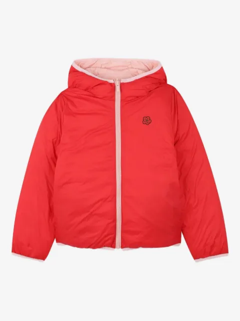 Kenzo Kids plumífero reversible con capucha