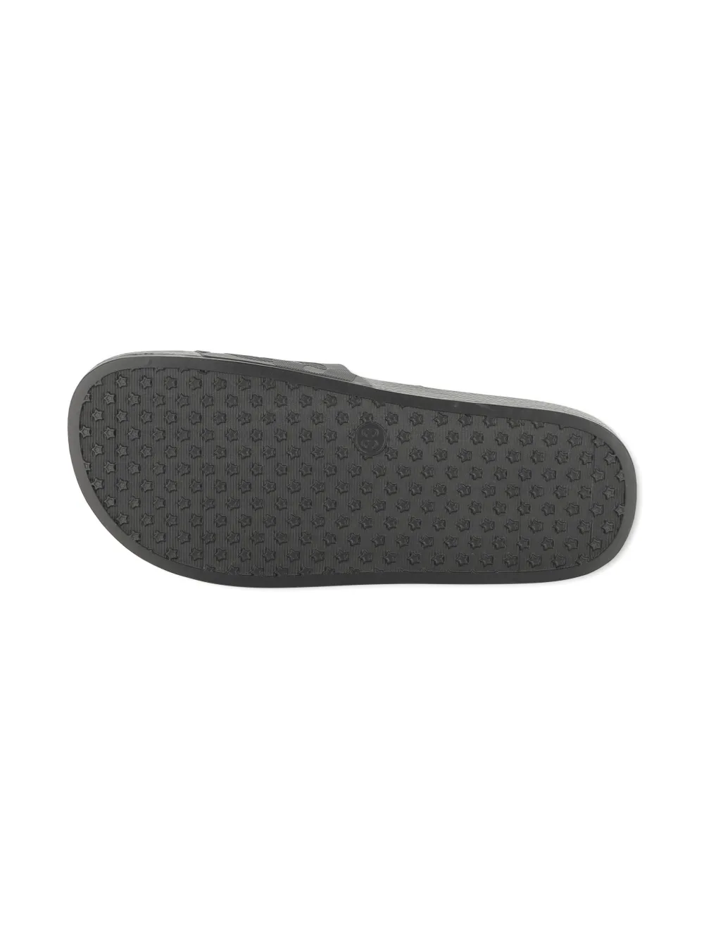 BOSS Kidswear logo-embossed slides Black