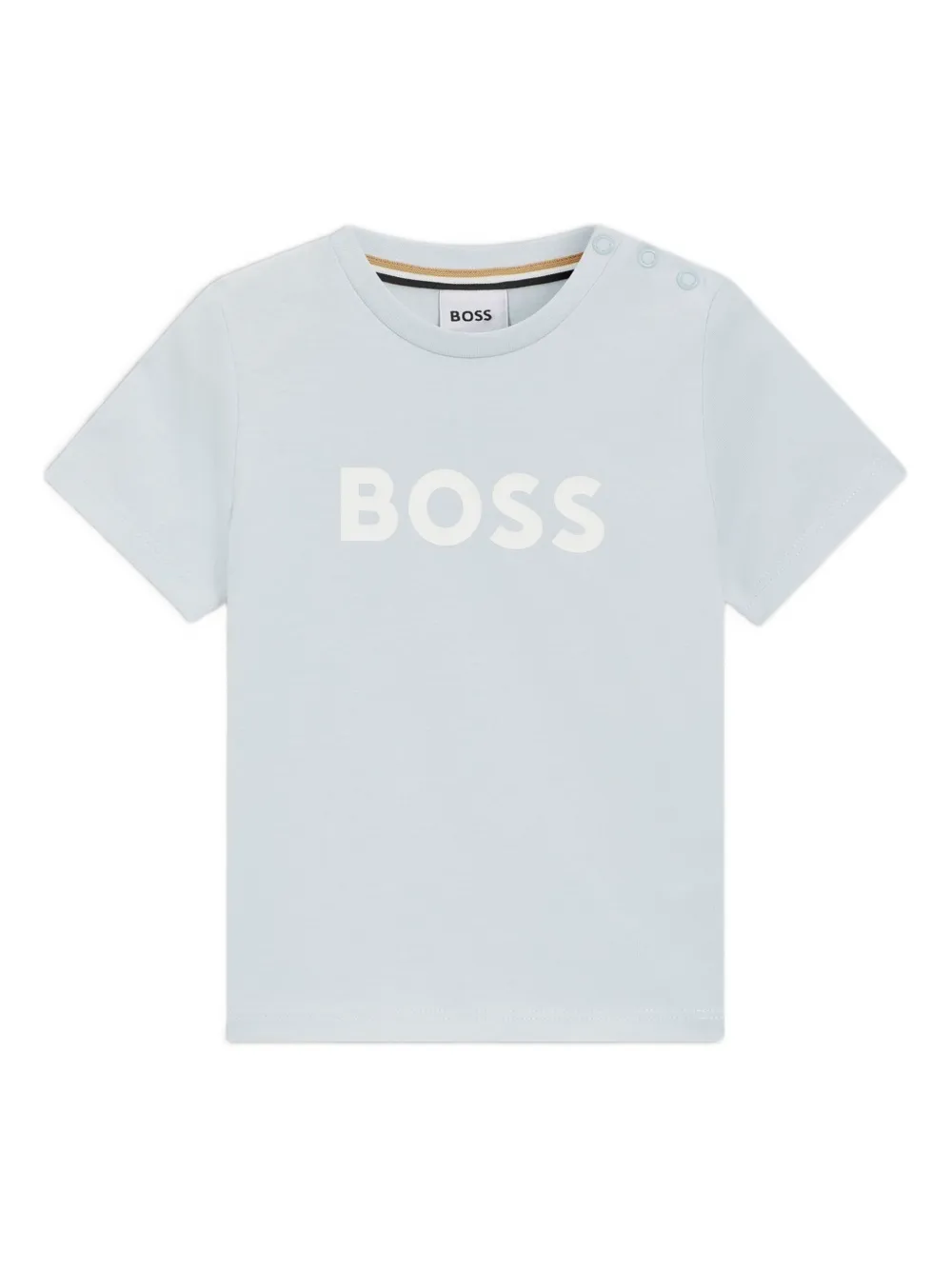 BOSS Kidswear logo-print short-sleeve T-shirt - ブルー BOSS Kidswear logo-print short-sleeve T-shirt - ブルー
