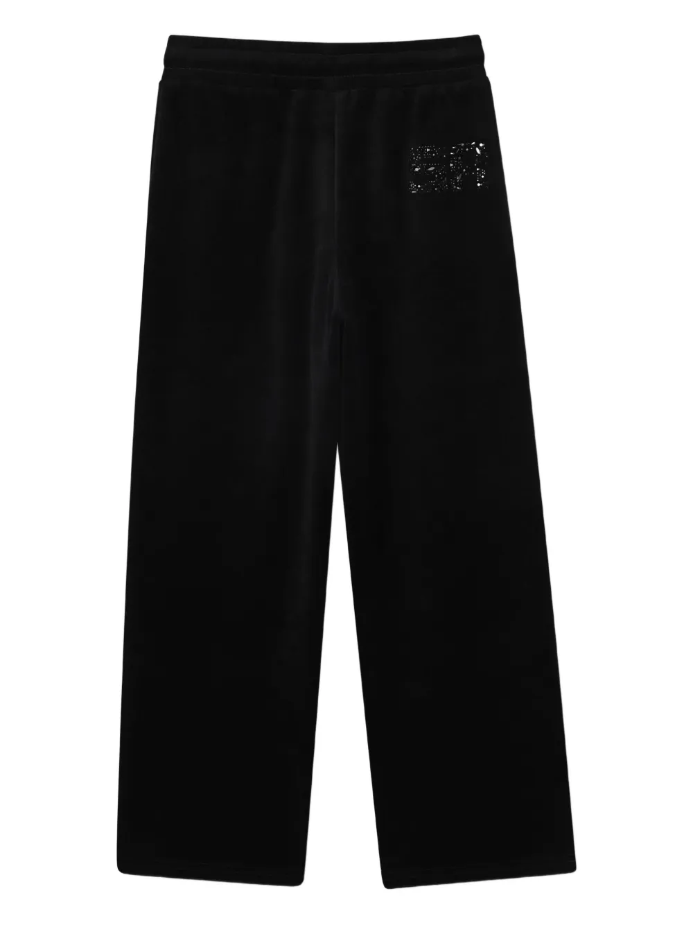 SONIA RYKIEL ENFANT Fluwelen broek Zwart