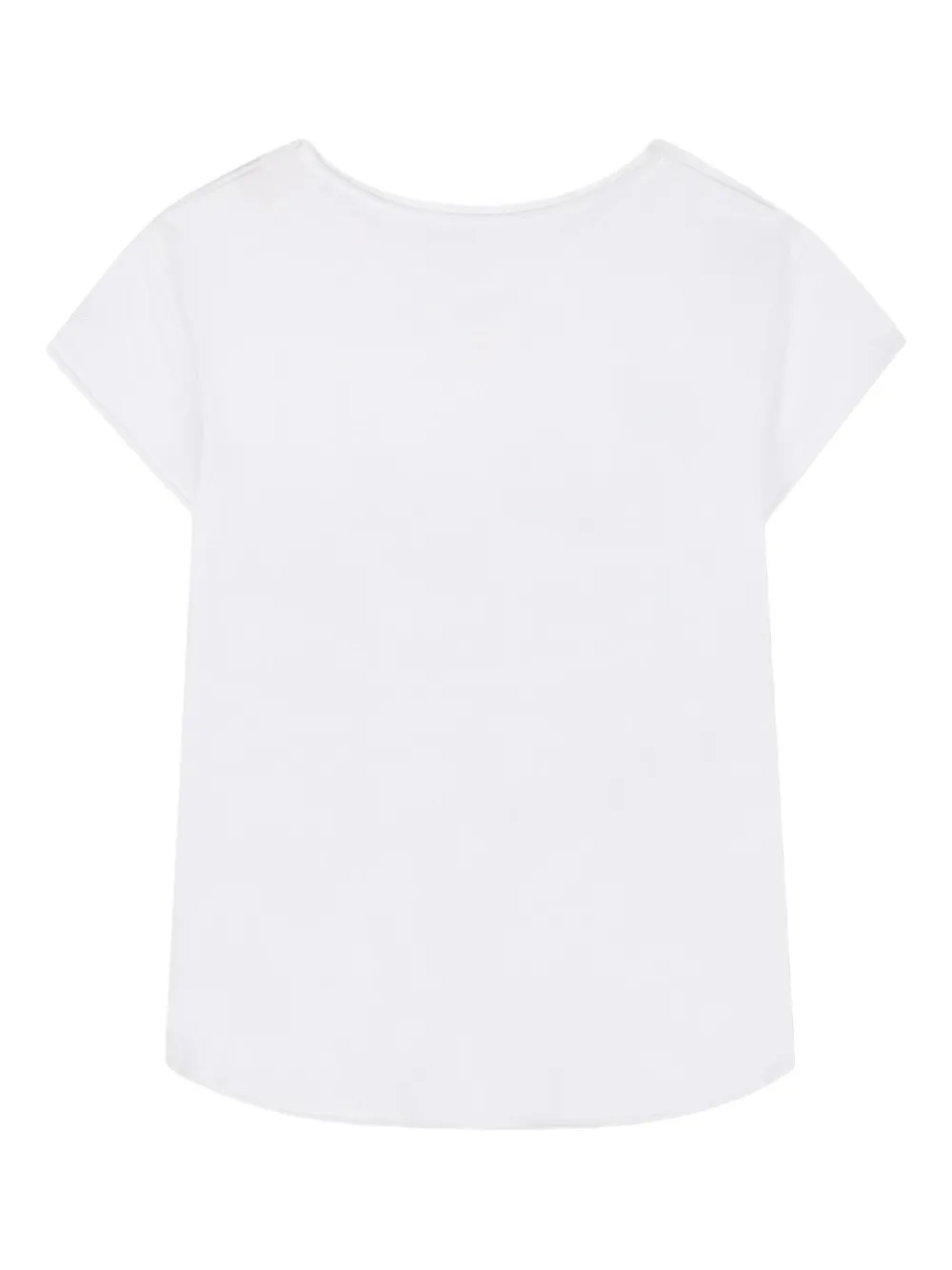 Zadig & Voltaire Kids T-shirt met grafische print Wit