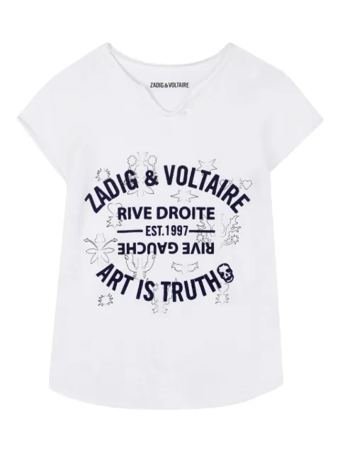 Zadig & Voltaire Kids graphic-print t-shirt
