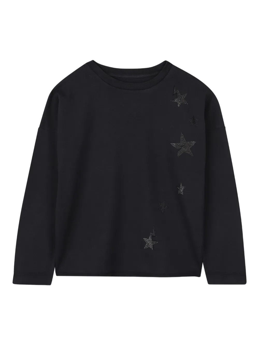 Zadig & Voltaire Kids Sweater met lange mouwen en ster Zwart