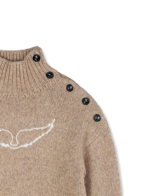 ZADIG &amp; VOLTAIRE ニット Kennedy Cashmere Sweater sweater kaki men | Zadig&Voltaire