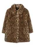 SONIA RYKIEL ENFANT leopard-print faux-fur coat - Neutrals