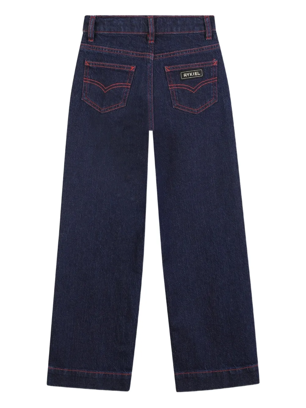 SONIA RYKIEL ENFANT Jeans met geborduurd hart Blauw