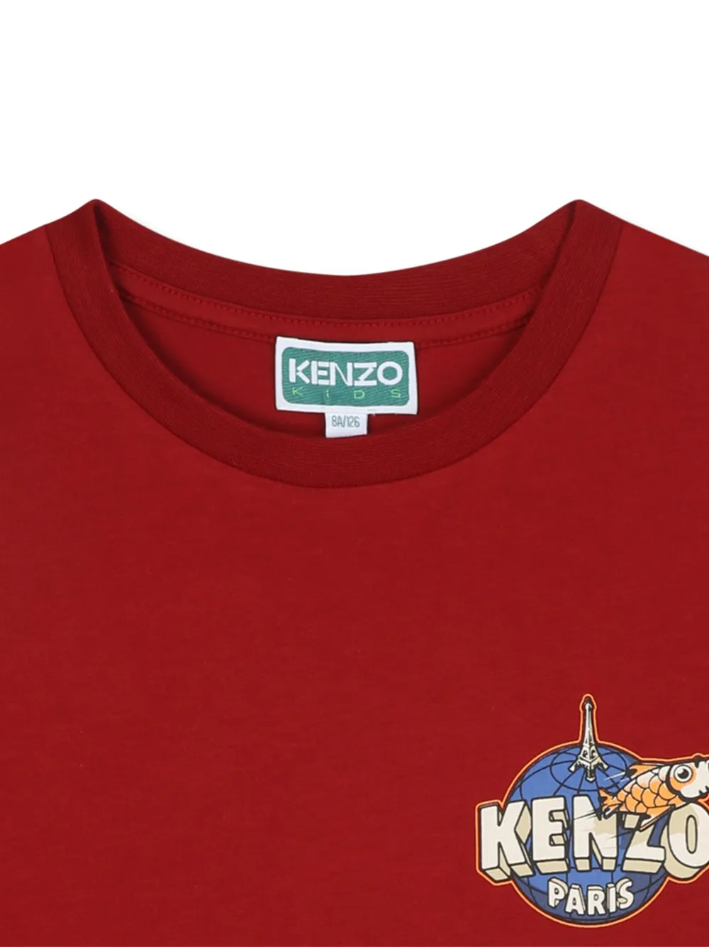 Kenzo Kids T-shirt met lange mouwen Rood