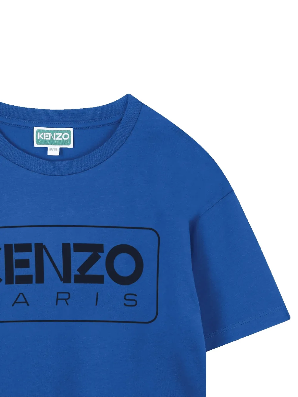 Kenzo Kids T-shirt met logoprint Blauw
