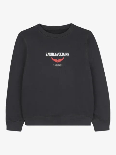 Zadig & Voltaire Kids graphic print sweatshirt