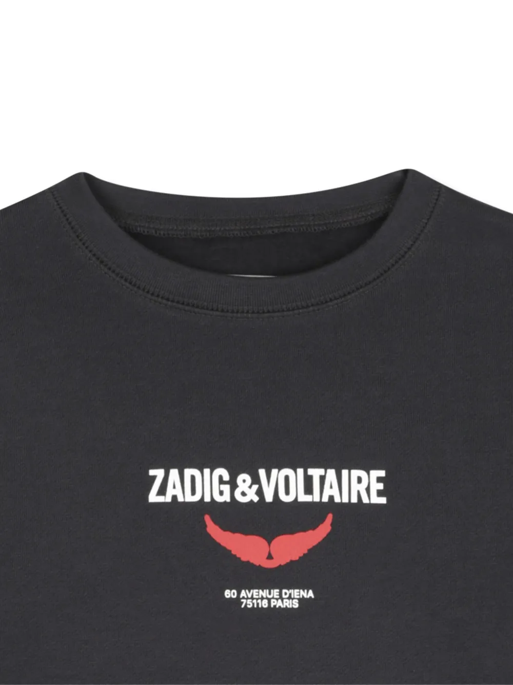 Zadig & Voltaire Graphic Print Sweatshirt In Black