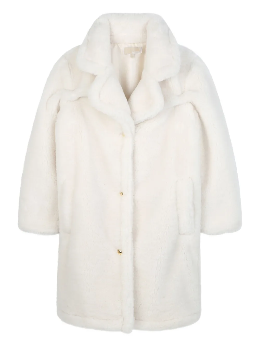 Michael Kors Kids Jas van imitatiebont Beige