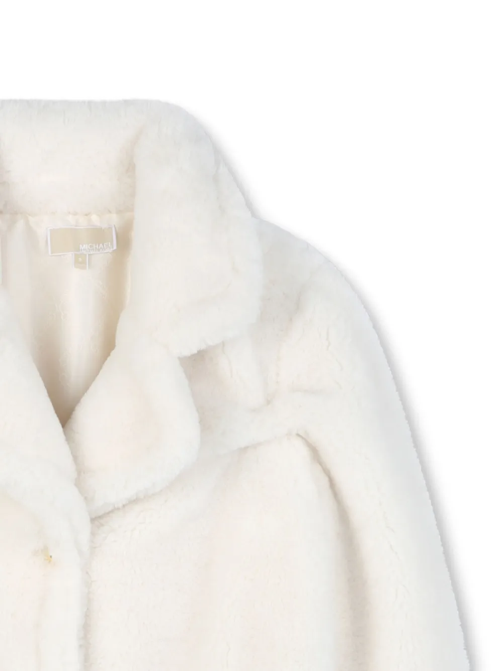Michael Kors Kids Jas van imitatiebont Beige