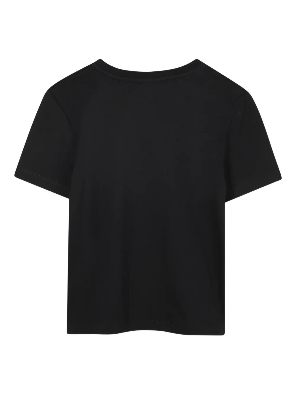 Lanvin Enfant T-shirt met geborduurd logo Zwart