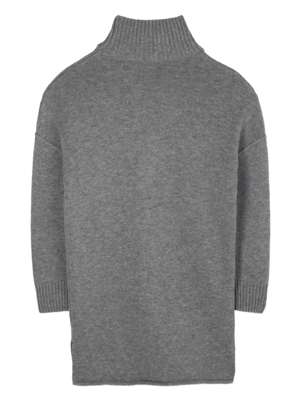 Zadig & Voltaire Kids Trui met hoge hals en ster intarsia Grijs