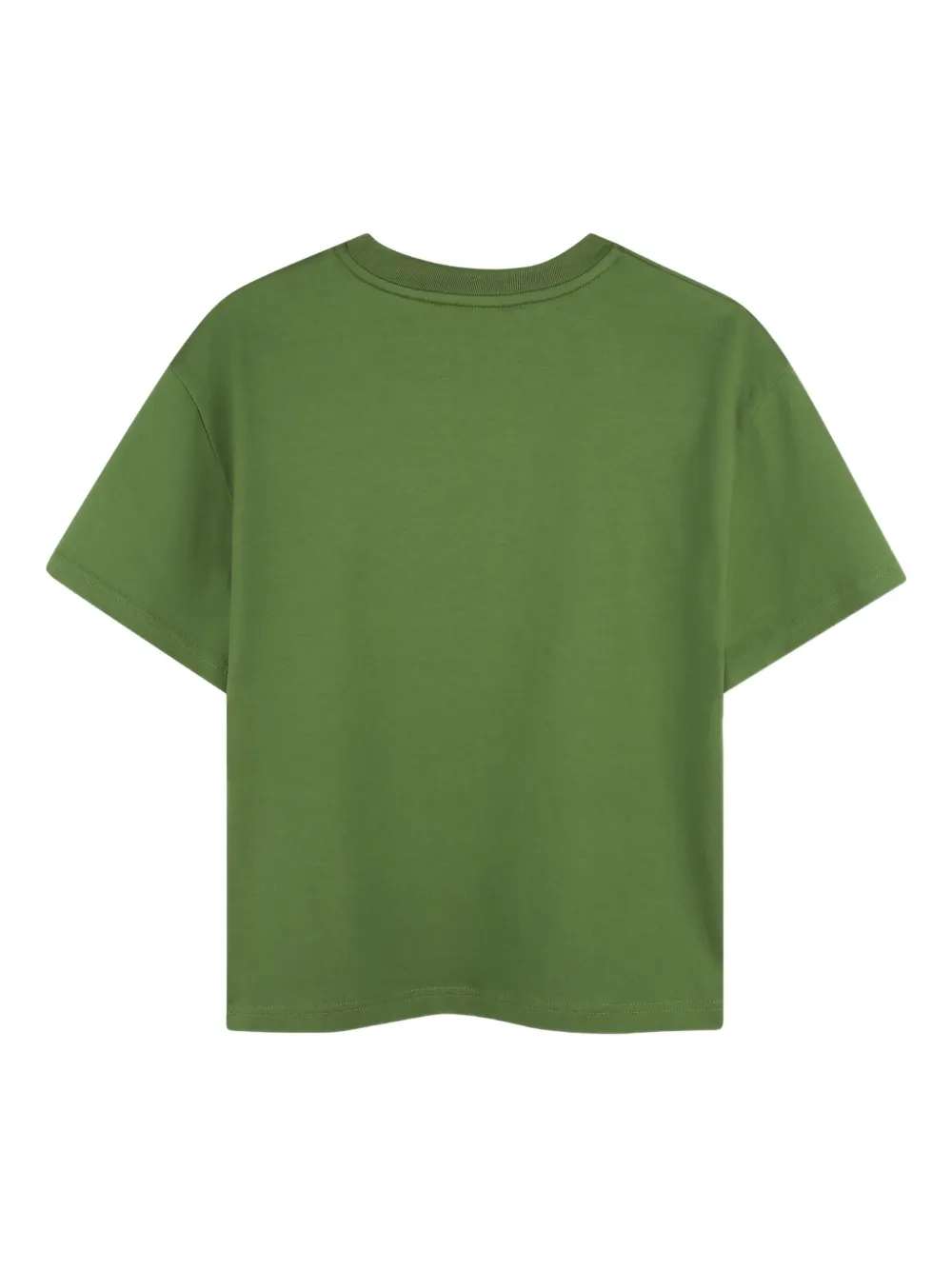 Lanvin Enfant T-shirt met geborduurd logo Groen