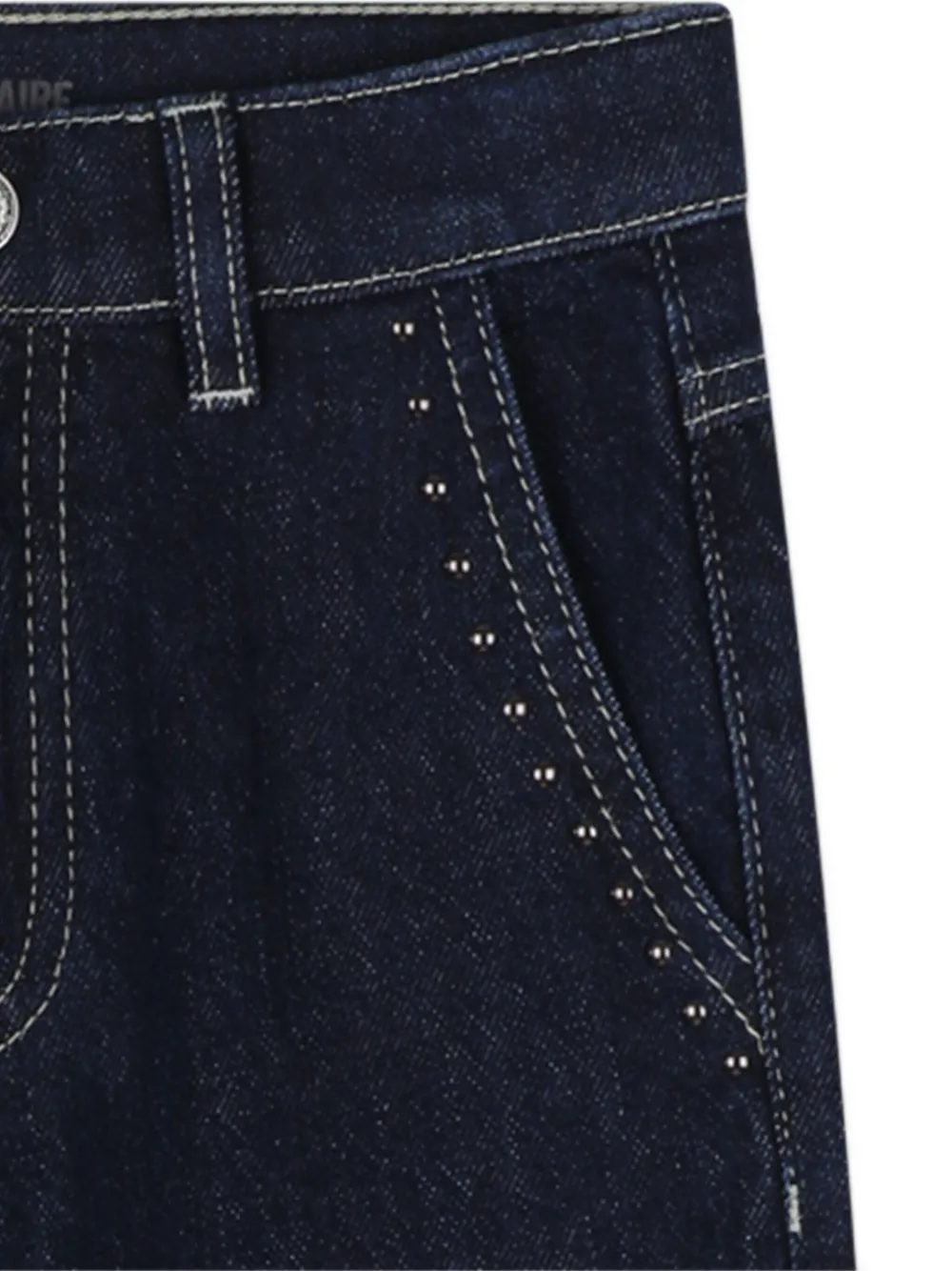 Zadig & Voltaire Kids Jeans met studs Blauw