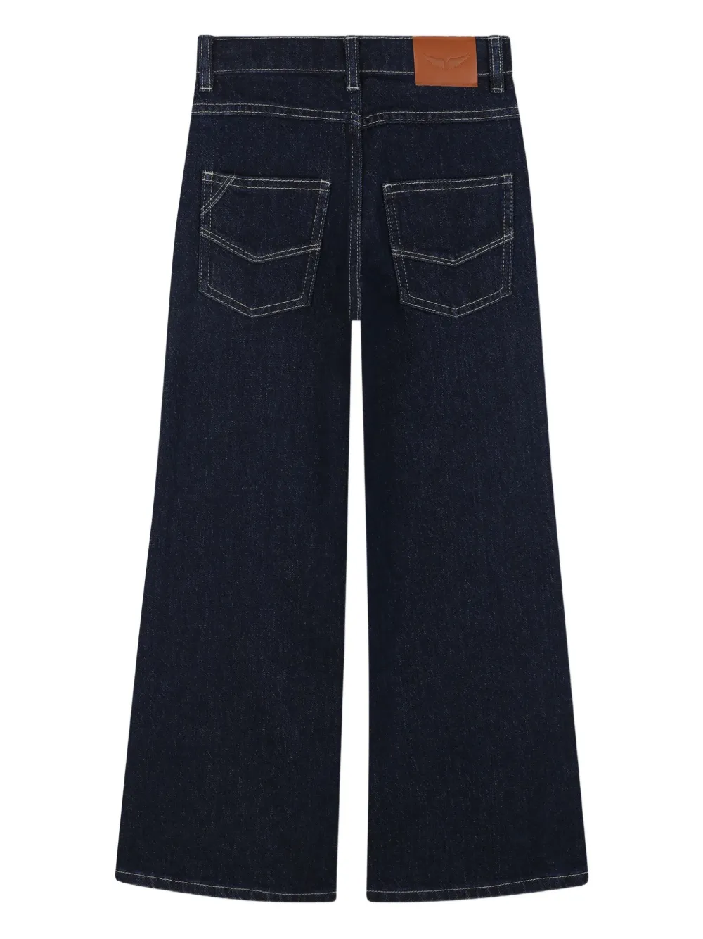 Zadig & Voltaire Kids Jeans met studs Blauw