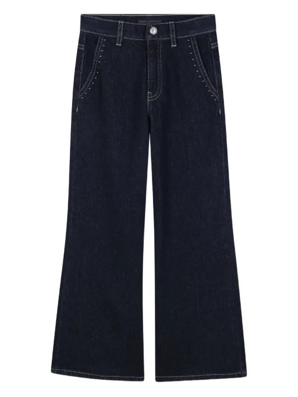 Zadig Voltaire Kids Studded Jeans Blue FARFETCH ID