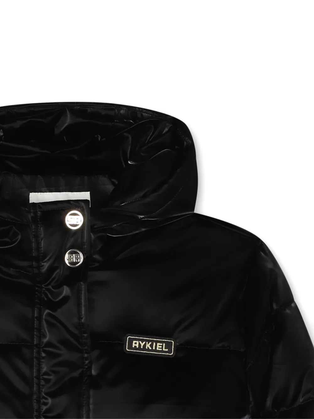SONIA RYKIEL ENFANT Donsjack met capuchon Zwart