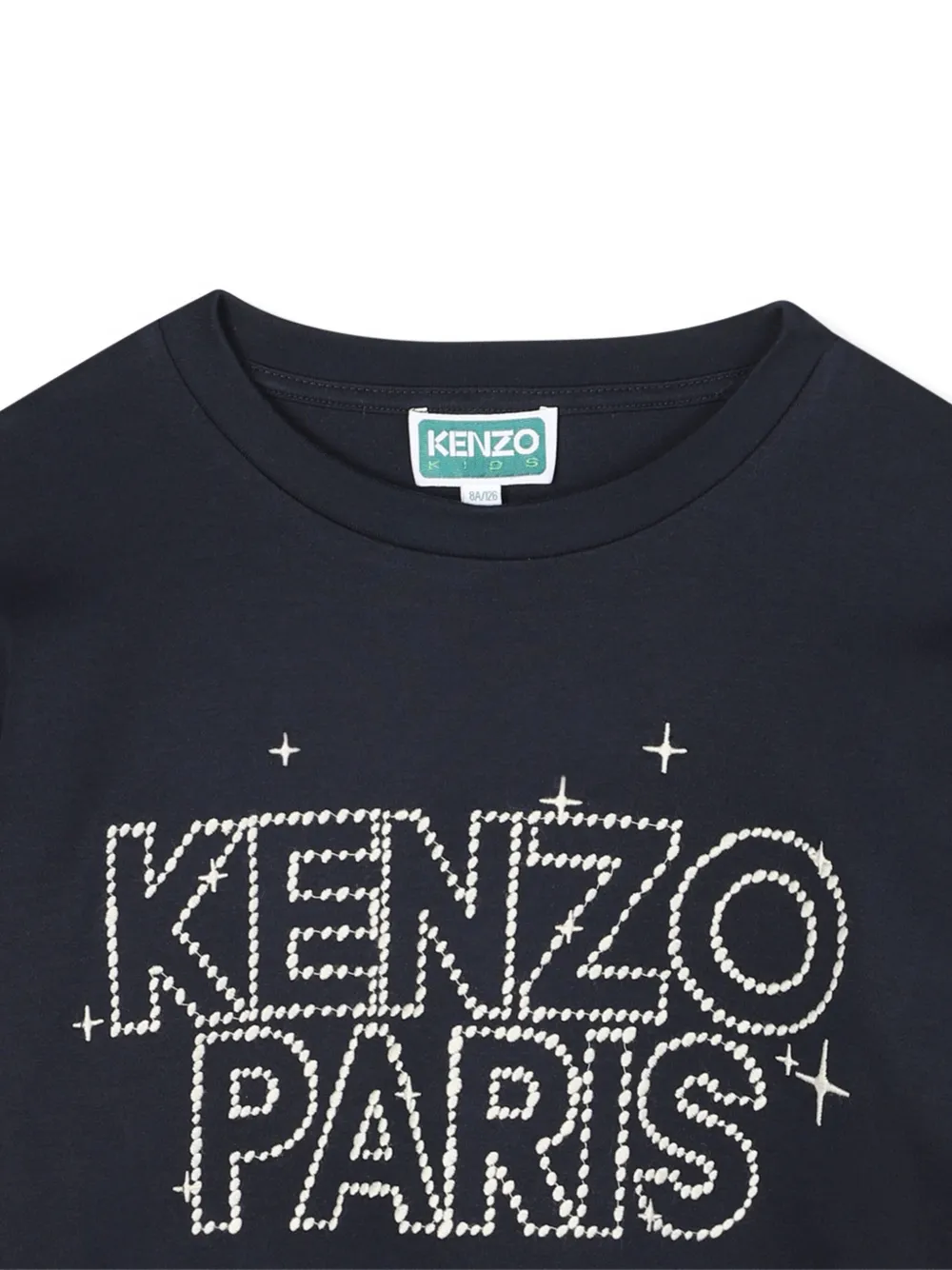 Kenzo Kids Top met logoprint Blauw