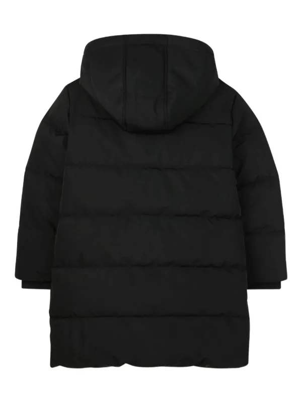 Michael Kors Kids フーデッド パデッドコート | ブラック | FARFETCH JP
