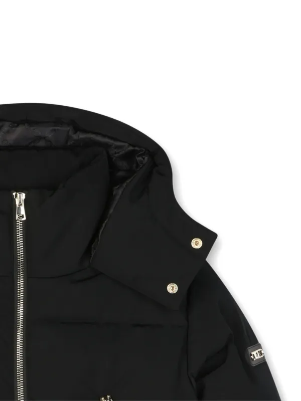 Michael Kors Kids フーデッド パデッドコート | ブラック | FARFETCH JP