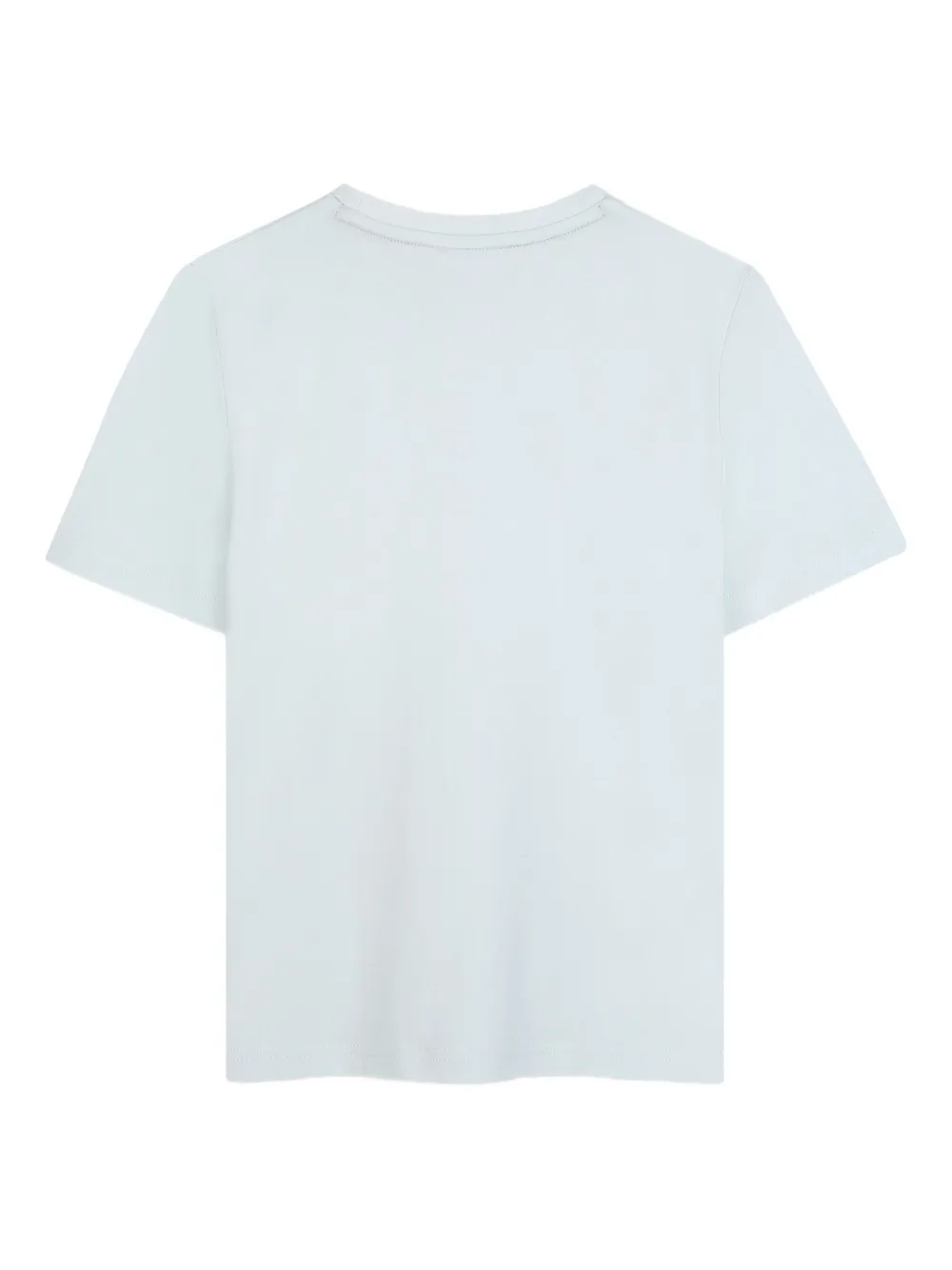 BOSS Kidswear T-shirt met logoprint en korte mouwen Blauw