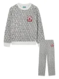 Kenzo Kids logo-print tracksuit set - Grey