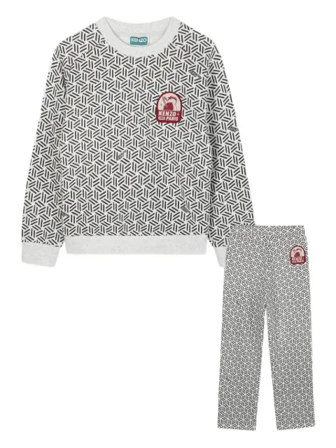 Kenzo Kids Jogginganzug mit Logo-Print