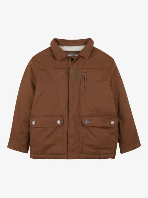 Zadig & Voltaire Kids pocketed hooded jacket