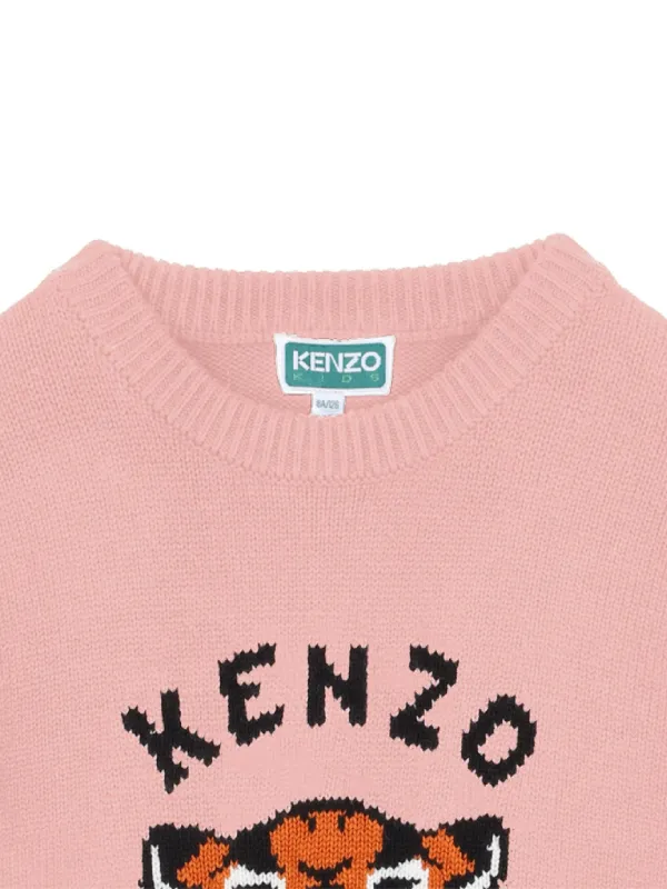KENZO ケンゾー タイガー ニットワンピース ウール　新品 Kenzo Kids タイガー ニットワンピース | FARFETCH JP