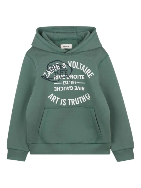 Zadig & Voltaire Kids graphic-print hoodie