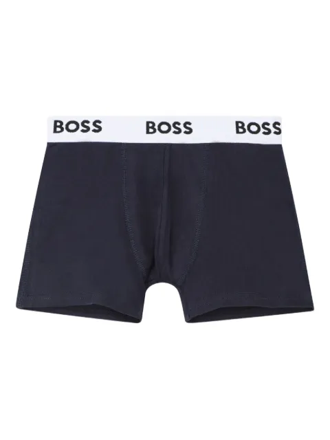 BOSS Kidswear logo-waistband boxers (pack of three)