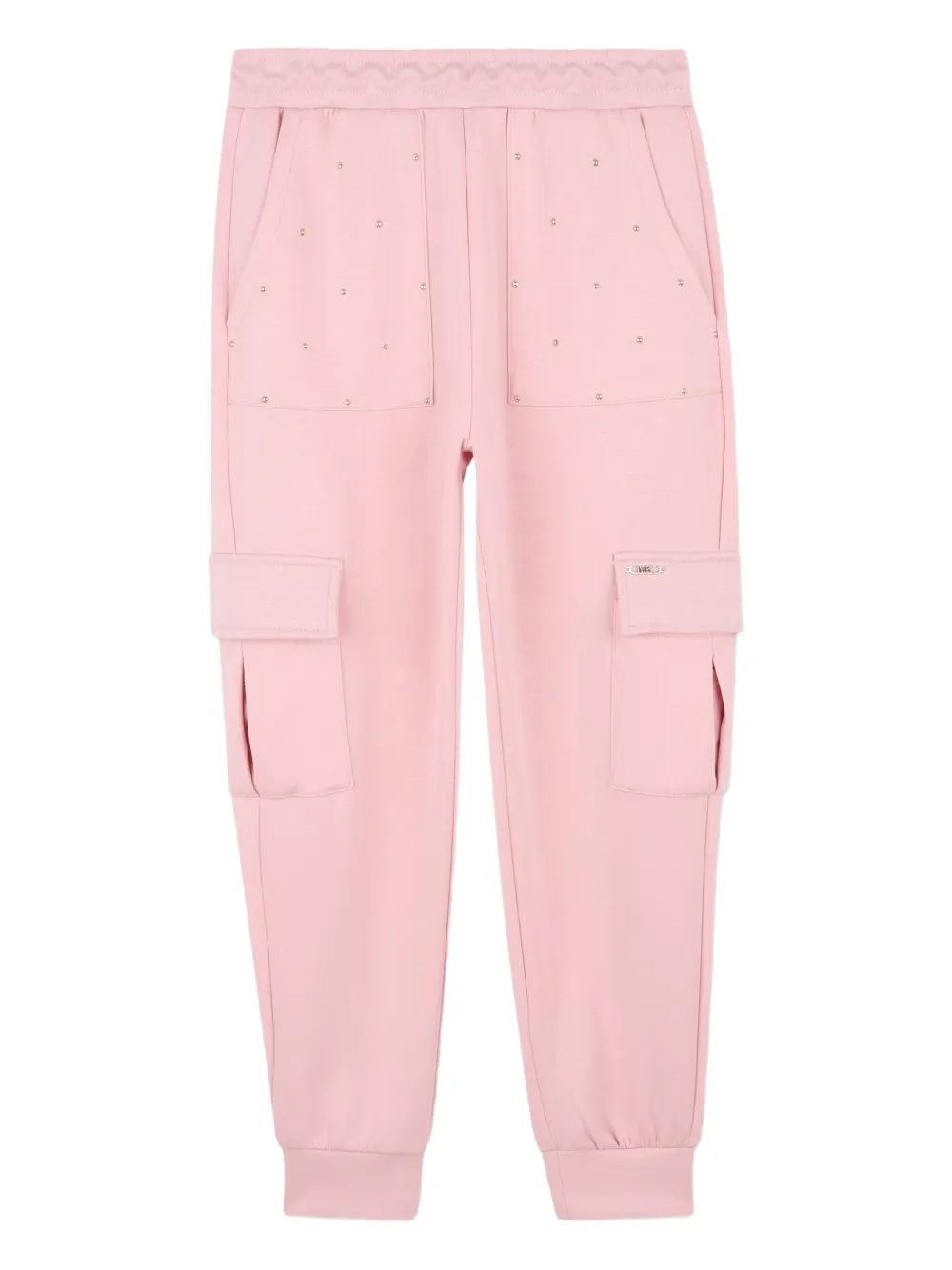Michael Kors Kids Cargo trainingsbroek met studs Roze