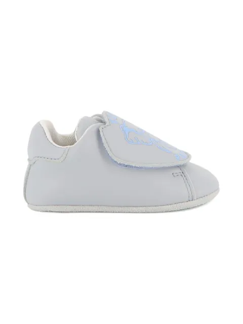 Kenzo Kids logo-embroidered sneakers