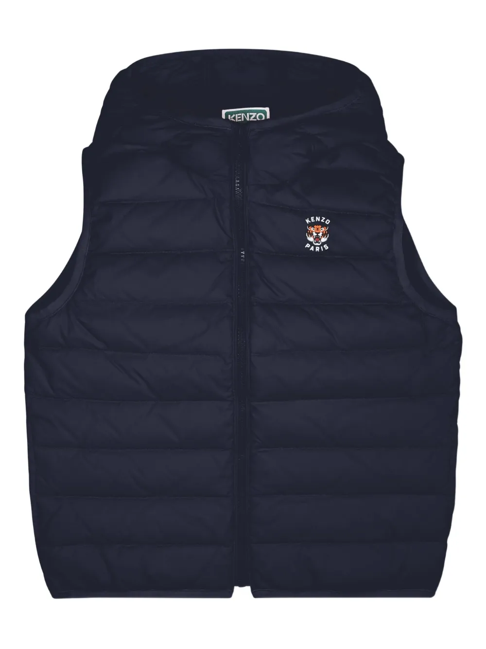 Kenzo Kids Bodywarmer met capuchon Blauw