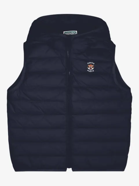 Kenzo Kids Daunenweste mit Kapuze