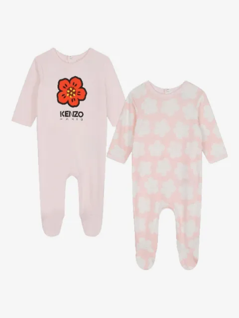 Kenzo Kids floral-print pajamas (set of two)