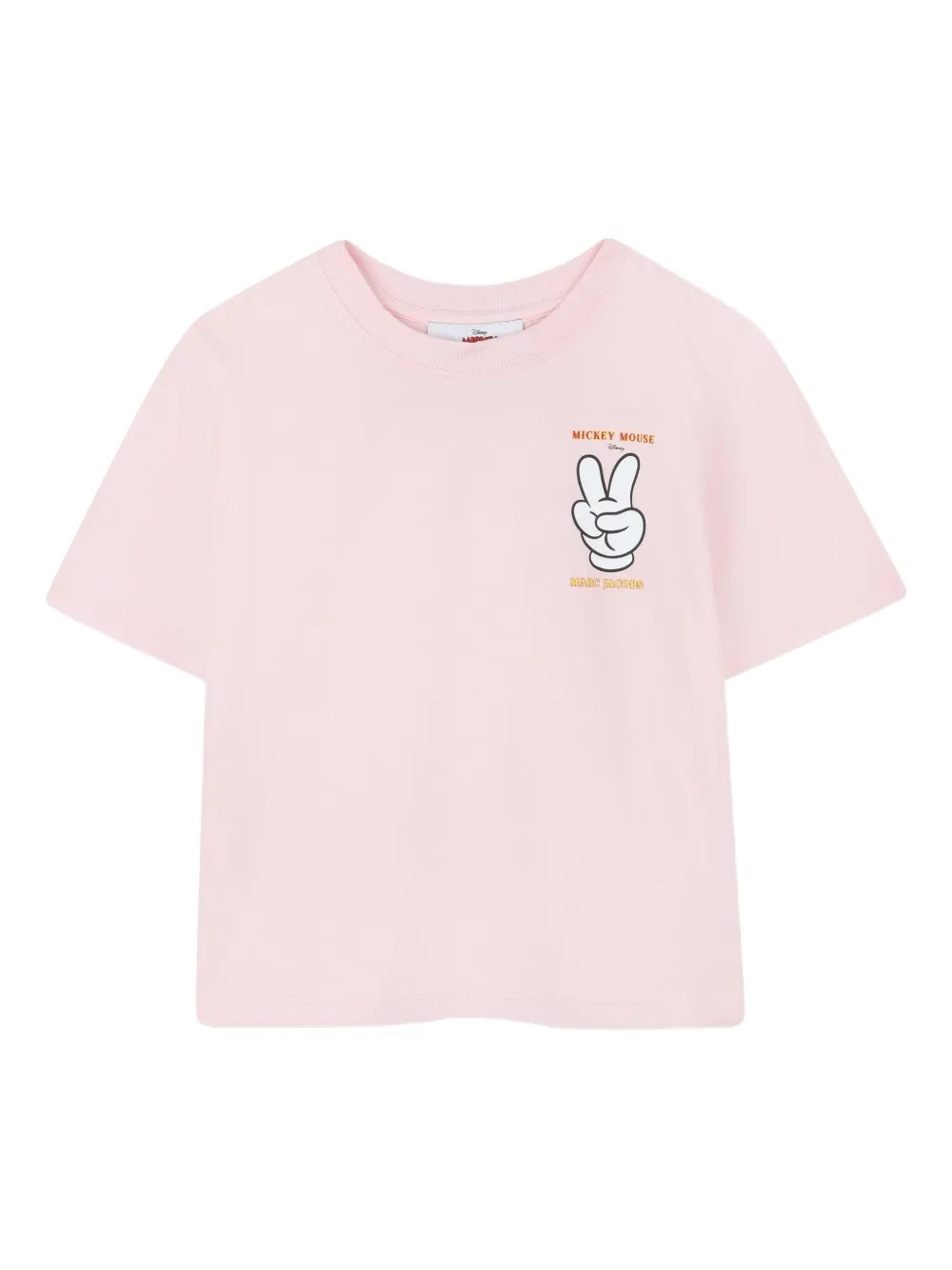 Marc Jacobs Kids x Disney Mickey-Mouse graphic T-shirt | Pink | Image 1