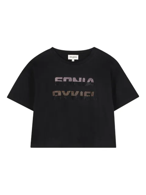 SONIA RYKIEL ENFANT rhinestone-embellished graphic T-shirt