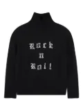 Zadig & Voltaire Kids high-neck pullover sweater - Black
