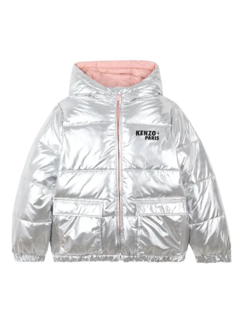 Kenzo Kids пуховик с капюшоном